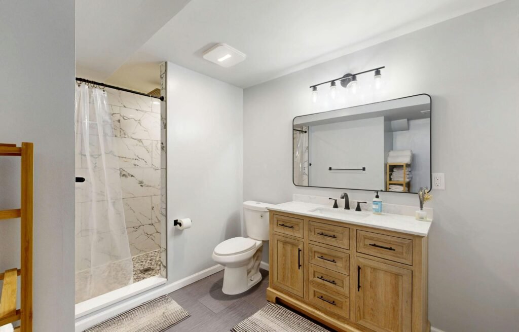 Remodeled bathroom by NW Expert Builders